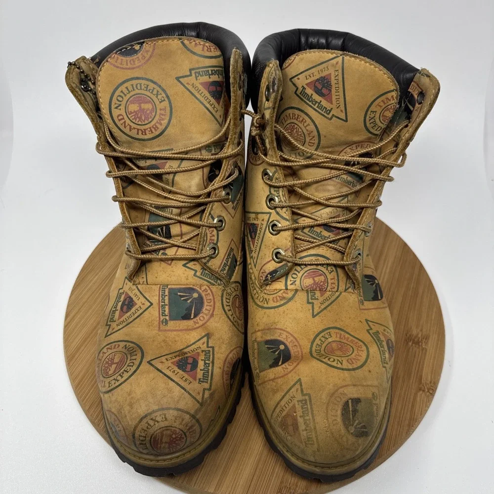 Timberland Expedition Limited Edition 1973 Wheat Nubuck Boots Mens US Sz 11 1/2